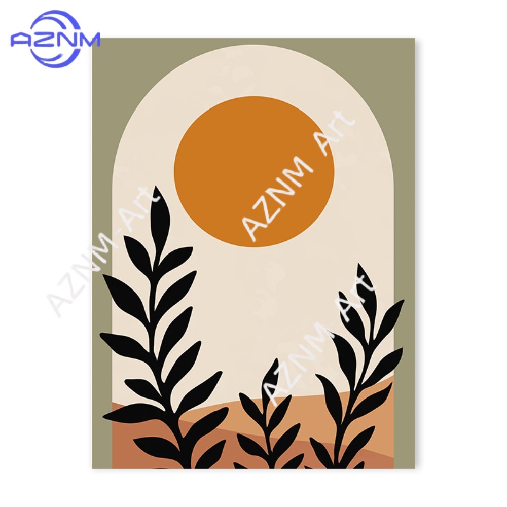 1Pc/3Pcs Orange Bohemian Leave - Home Decor Orange のレビューと価格