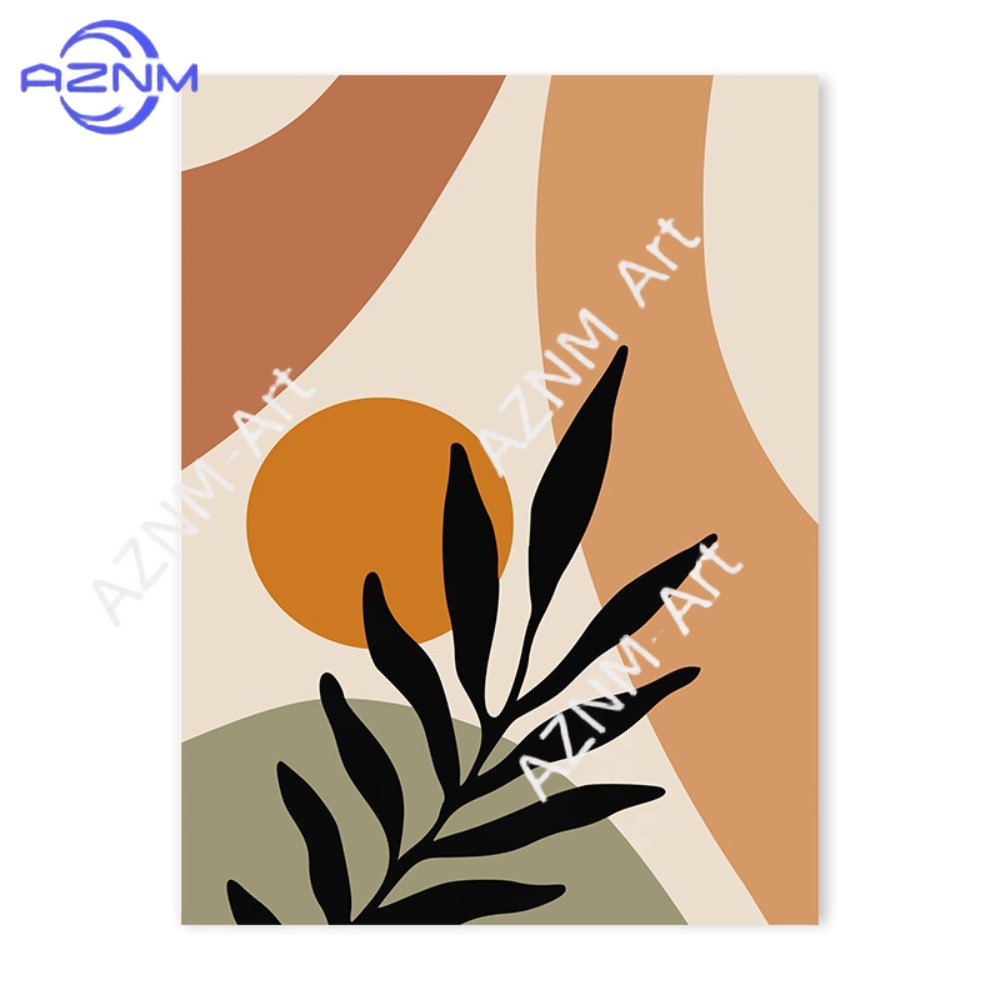 1Pc/3Pcs Orange Bohemian Leave - Home Decor Orange のレビューと価格