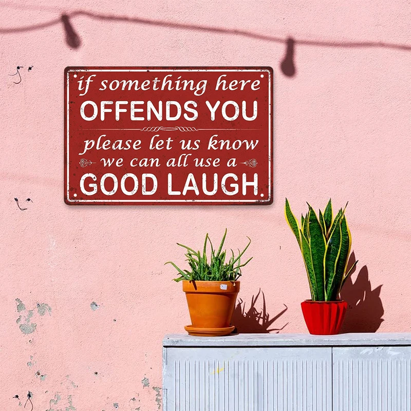 Funny Tin Sign Toilet Home Off - X Home Decor のレビューと価格
