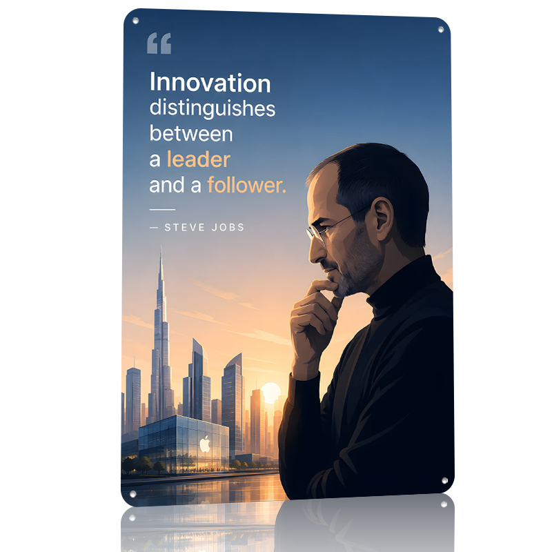 Steve Jobs Quote on Innovation - Home Decor Quotes On Wall のレビューと価格