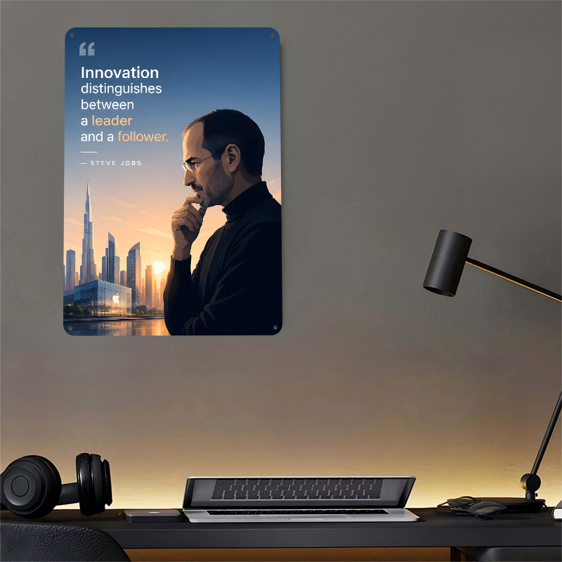 Steve Jobs Quote on Innovation - Home Decor Quotes On Wall のレビューと価格