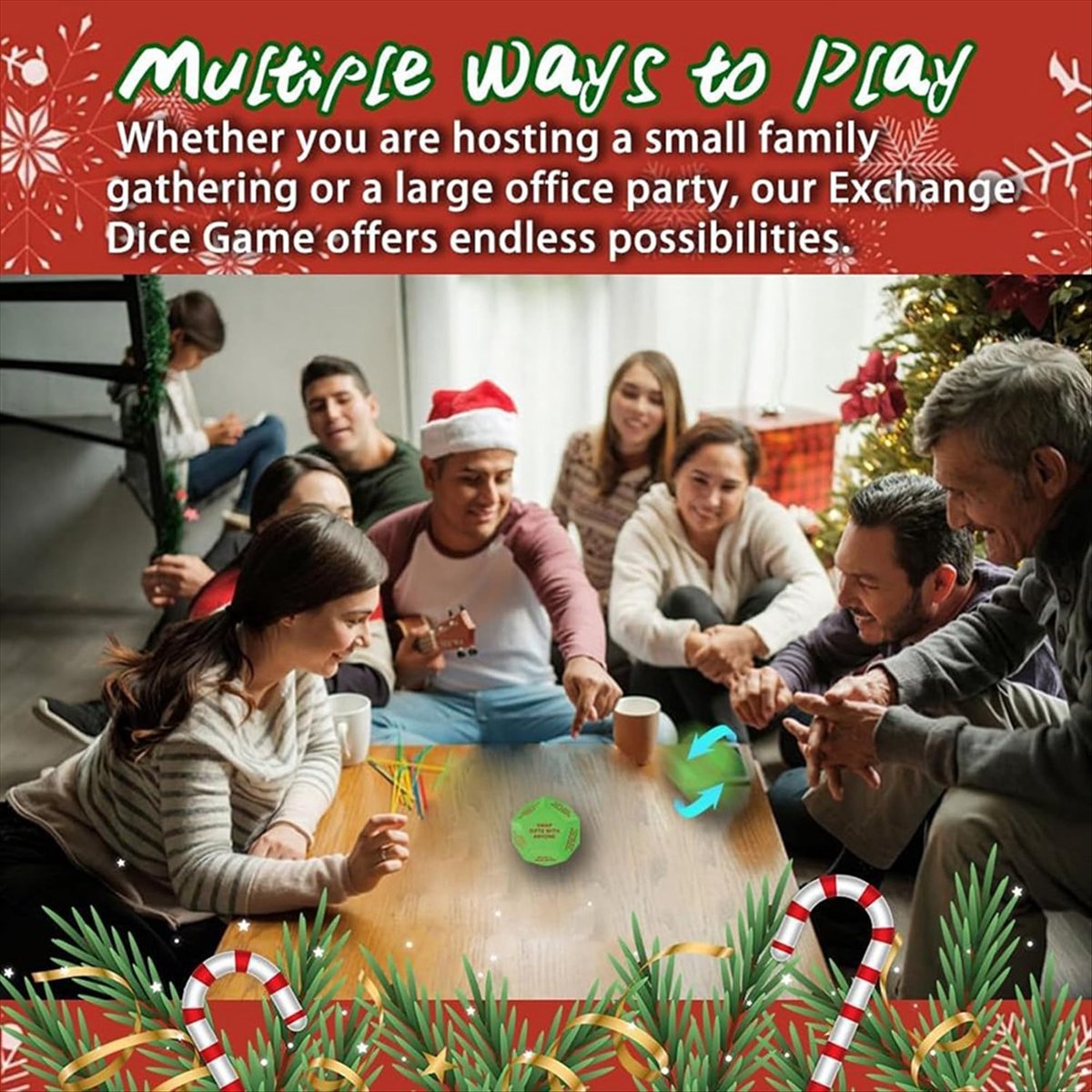 BHBL 2PCS Santa Swap Gift Exch - Home Decor Exchange のレビューと価格