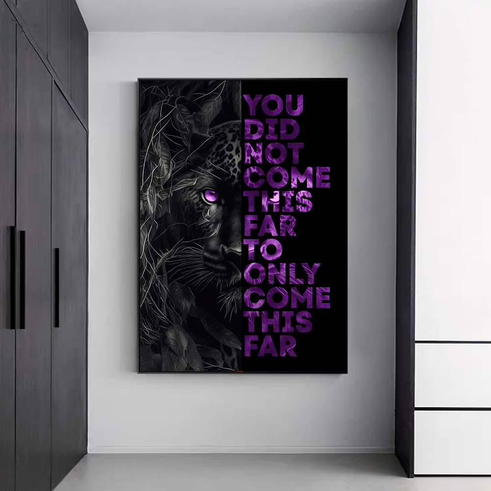 Canvas Painting Wild Lion Lett - Home Decor Quotes On Wall のレビューと価格