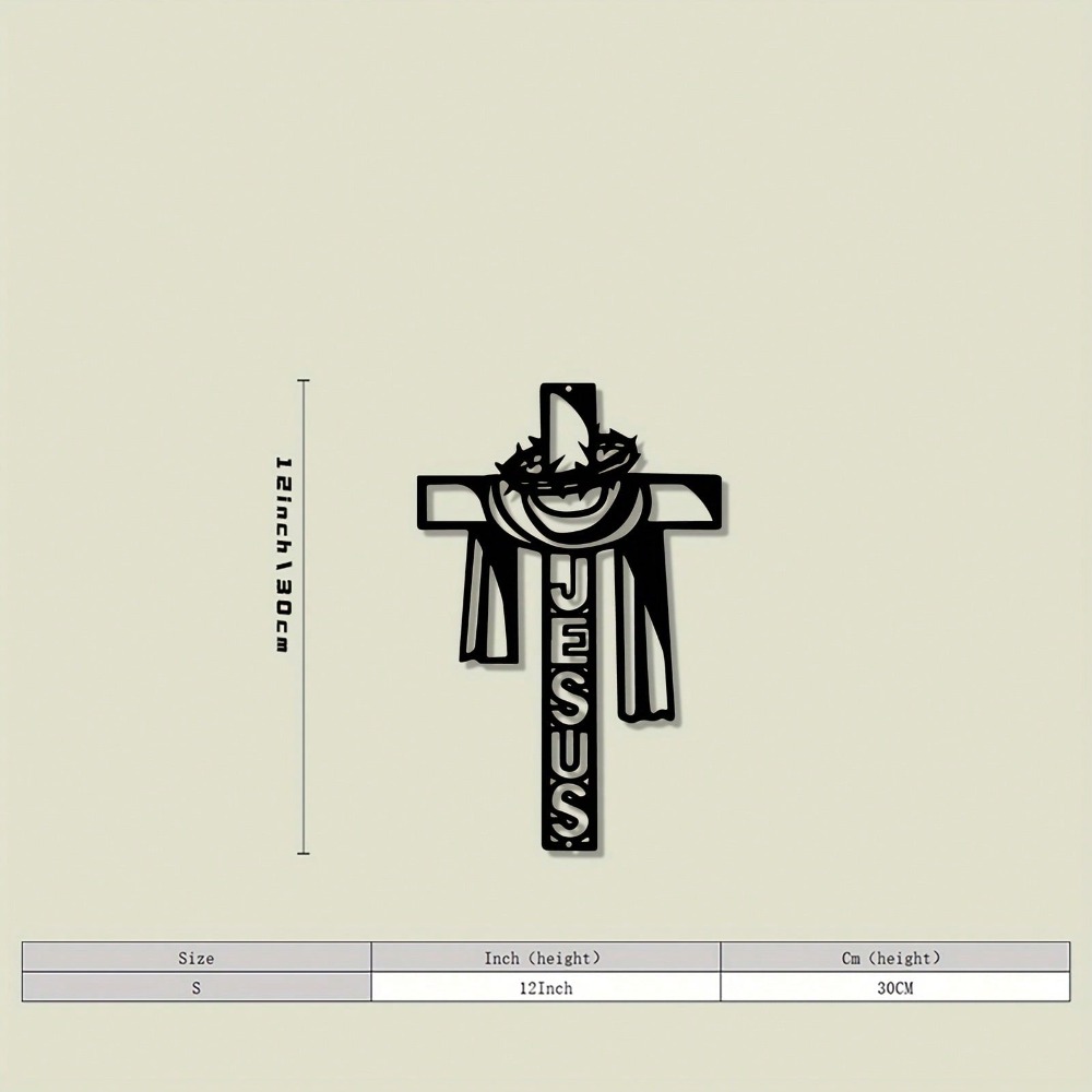 Rustic Iron Wall Art - Jesus C - Home Decor Jesus のレビューと価格