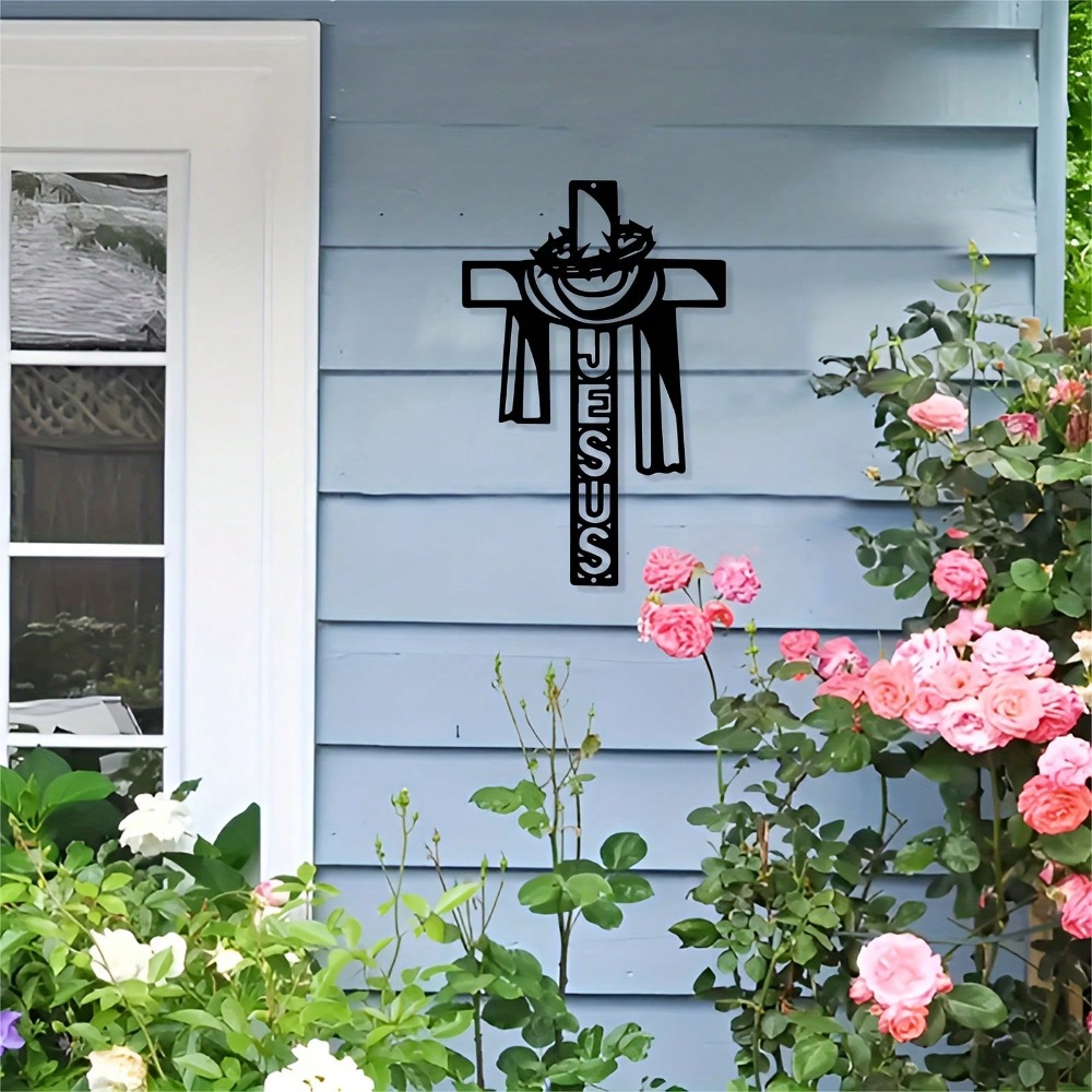 Rustic Iron Wall Art - Jesus C - Home Decor Jesus のレビューと価格