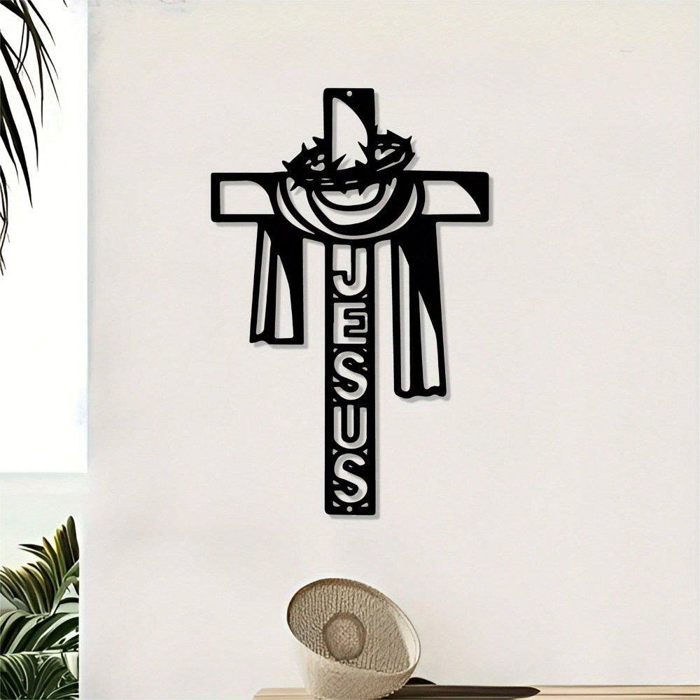 Rustic Iron Wall Art - Jesus C - Home Decor Jesus のレビューと価格