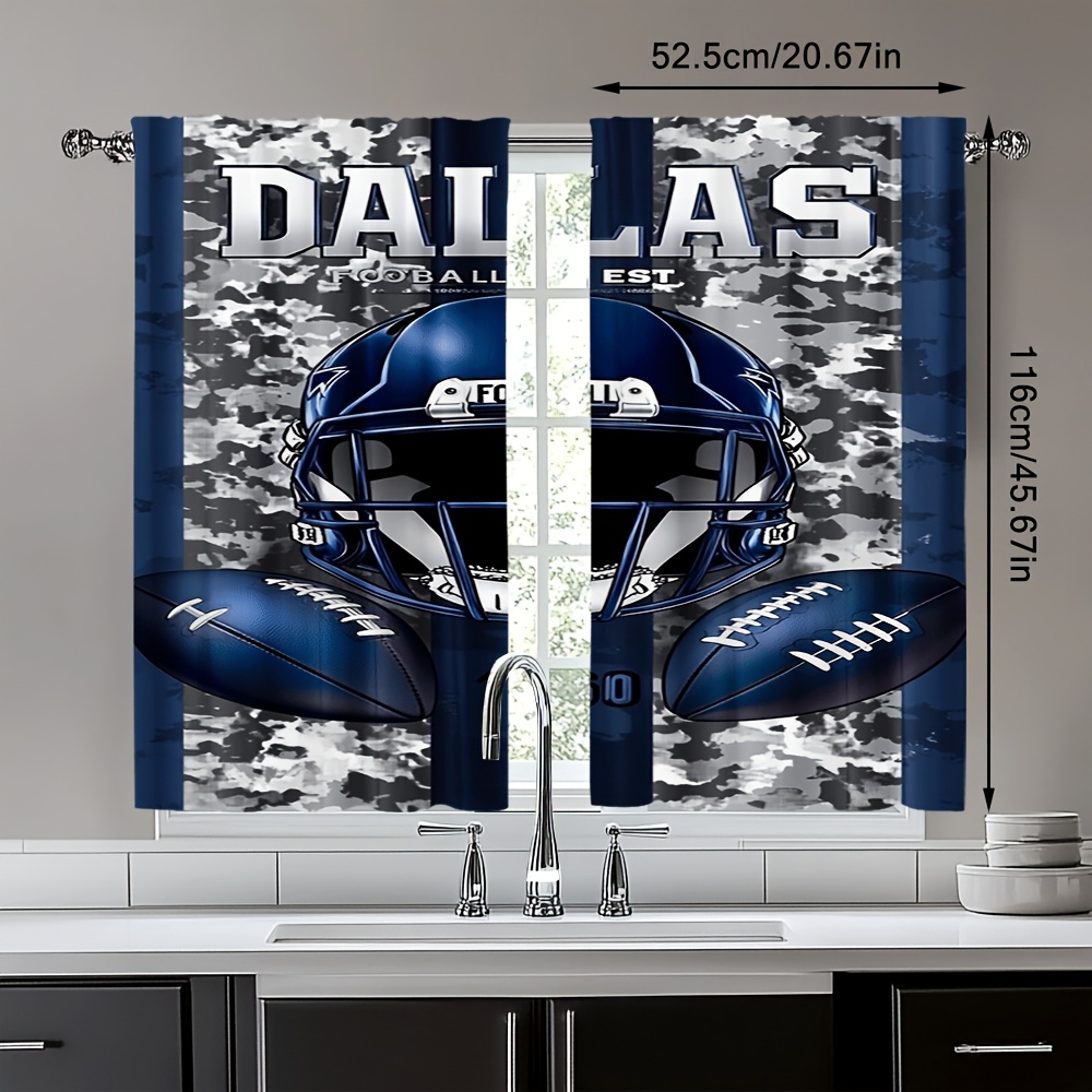 Dallas Football Door Curtains  - Home Decor Dallas のレビューと価格