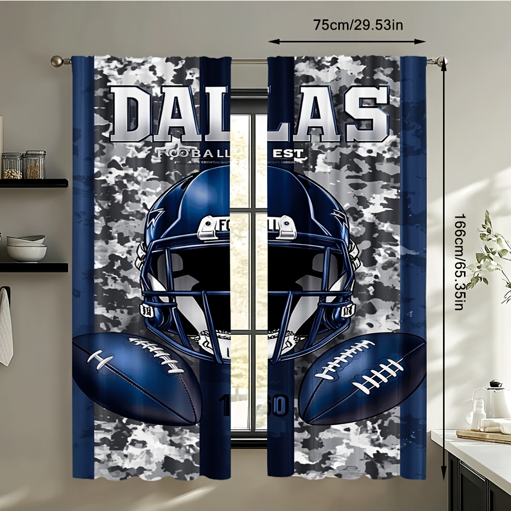 Dallas Football Door Curtains  - Home Decor Dallas のレビューと価格