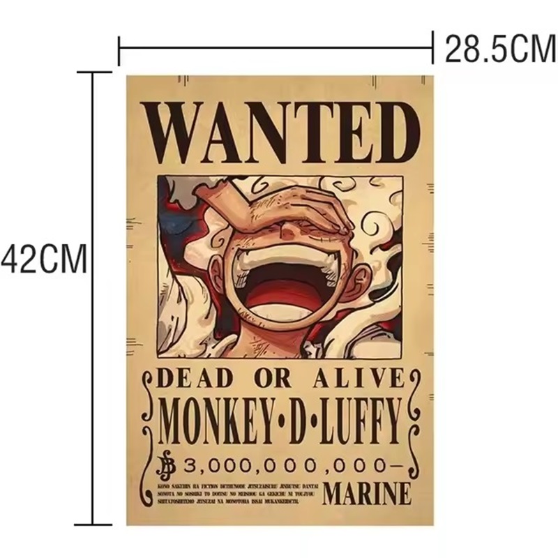 Anime One Piece Bounty Wanted  - Home Decor Niche のレビューと価格