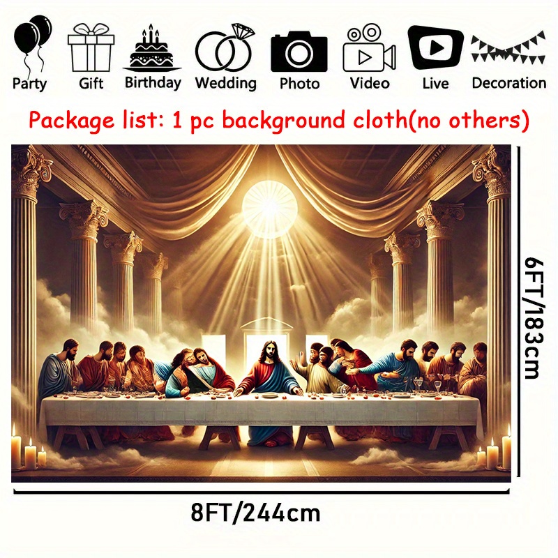 The Last Supper Jesus Christ 2 - Home Decor Jesus のレビューと価格