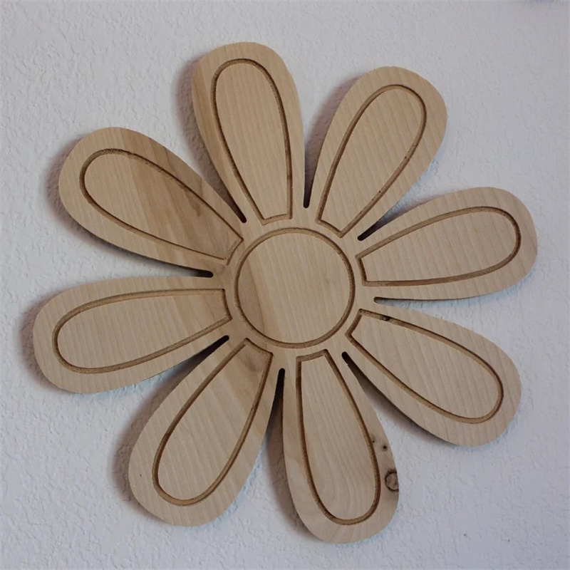 Ins Wooden Daisy Wall Flowers  - Home Decor Korea のレビューと価格