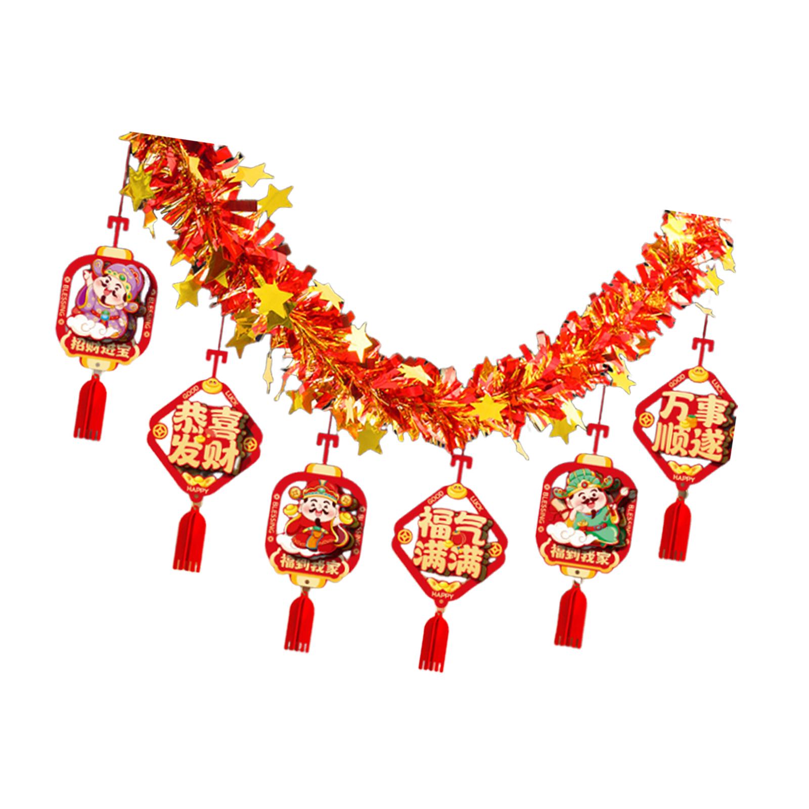 Chinese New Year Garland 2026, - Home Decor Garland のレビューと価格