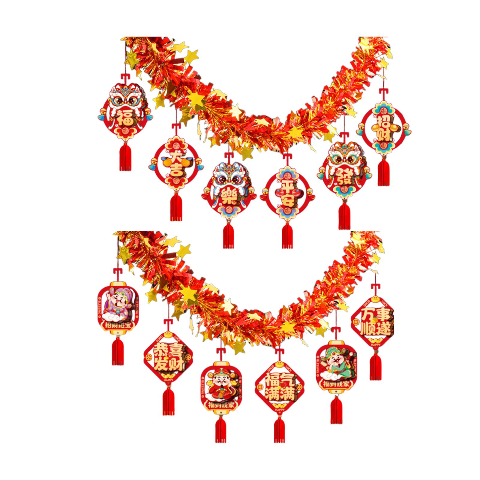 Chinese New Year Garland 2026, - Home Decor Garland のレビューと価格