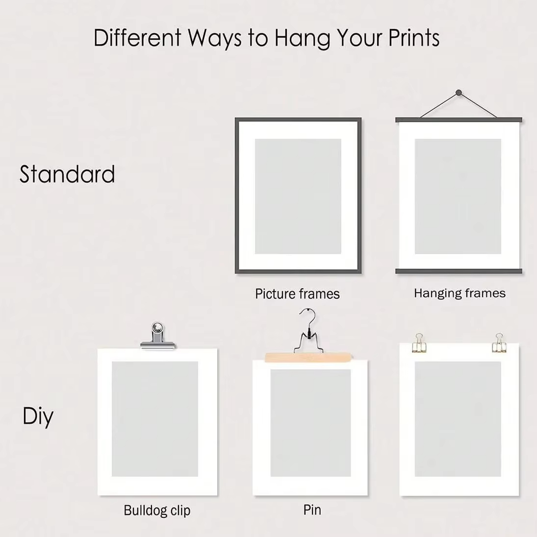 6pcs/set Custom Canvas Printin - Home Decor Foto のレビューと価格
