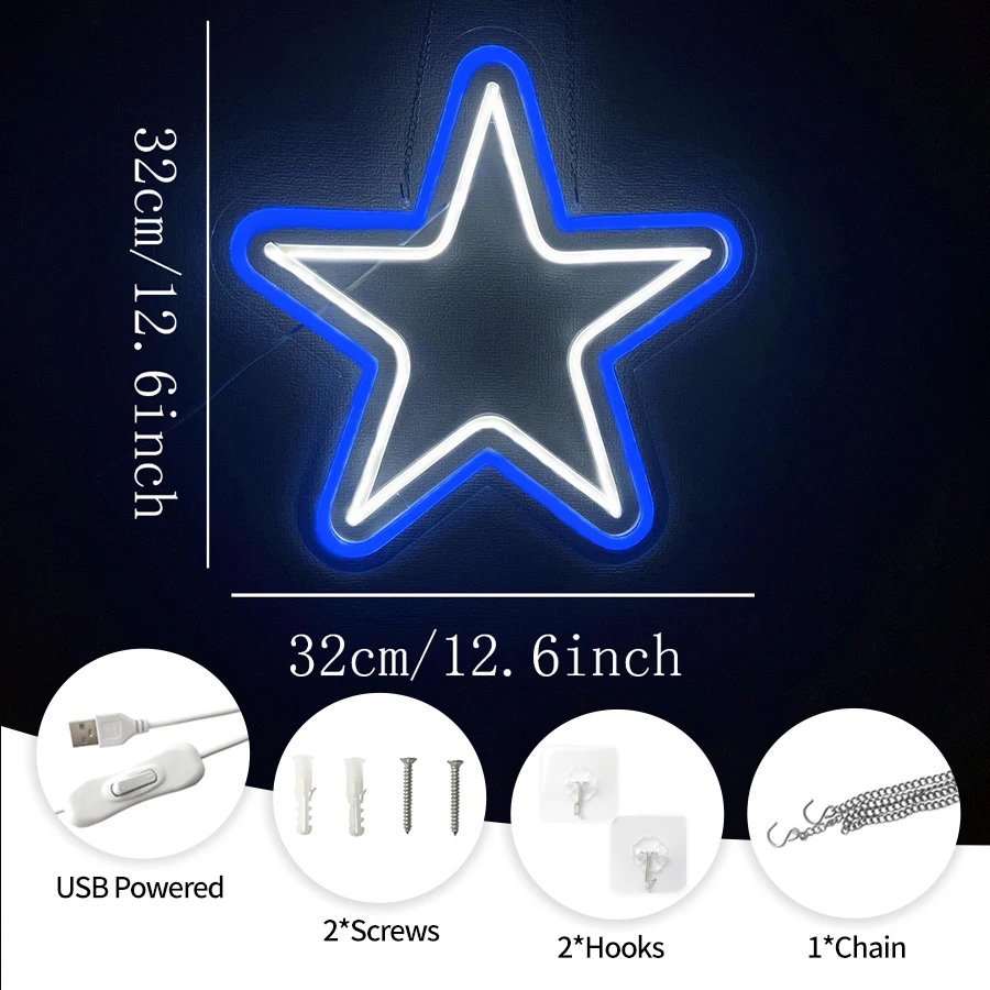 Star of David LED Lights for H - Home Decor Dallas のレビューと価格