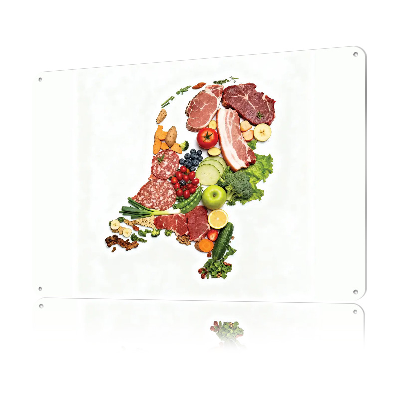 Food Map of Netherlands Made F - Home Decor Netherlands のレビューと価格