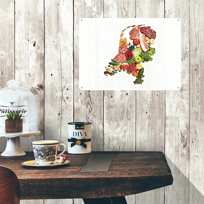 Food Map of Netherlands Made F - Home Decor Netherlands のレビューと価格