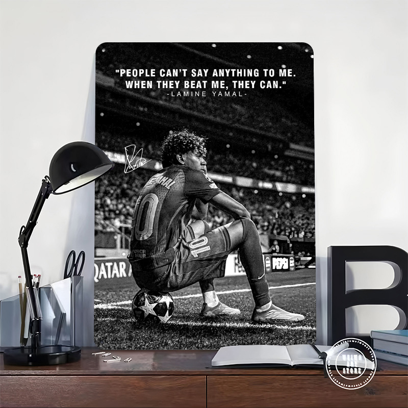 Lamine Yamal Quote on Soccer F - Home Decor Quotes On Wall のレビューと価格
