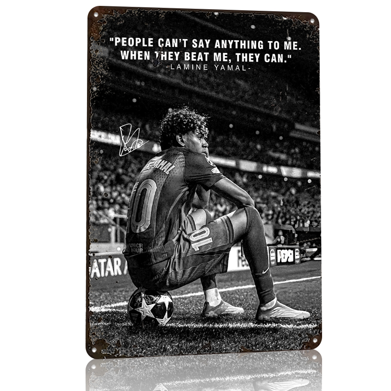 Lamine Yamal Quote on Soccer F - Home Decor Quotes On Wall のレビューと価格