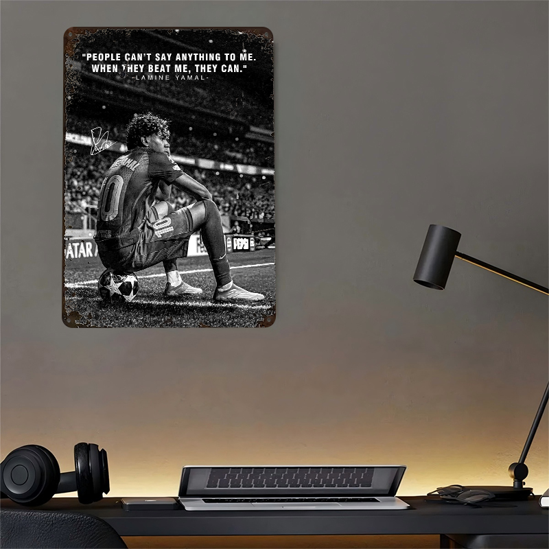 Lamine Yamal Quote on Soccer F - Home Decor Quotes On Wall のレビューと価格