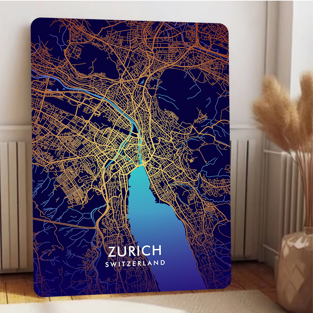 Zurich Switzerland City Map Me - Home Decor Zurich のレビューと価格