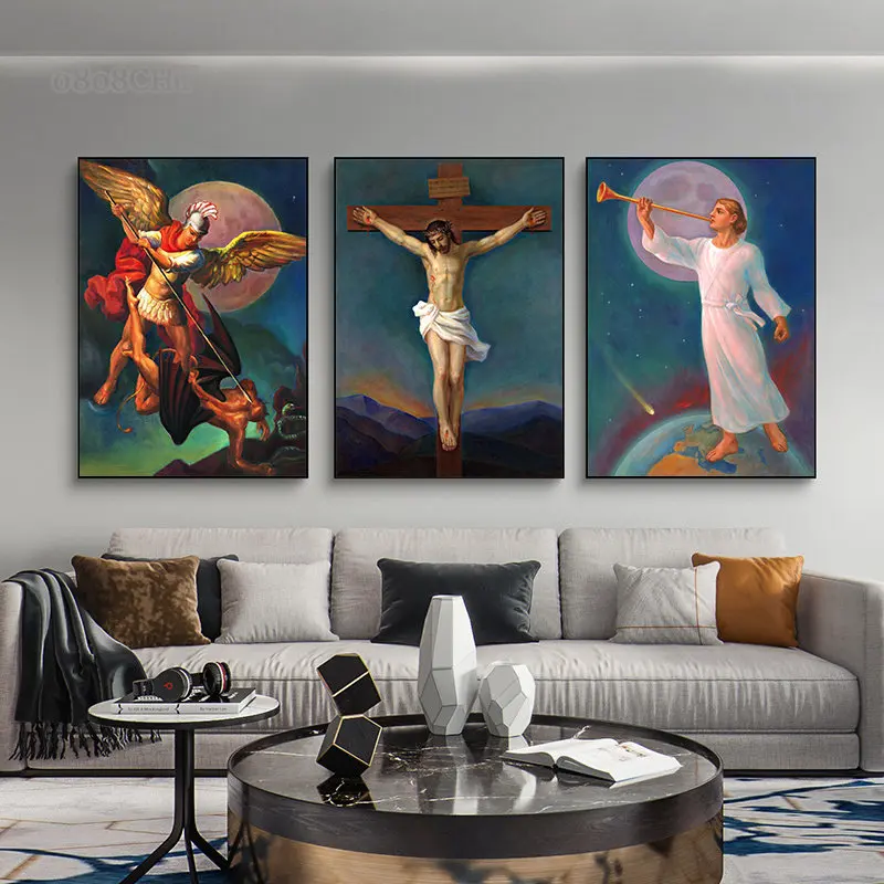 Catholic Art Holy Mother of Go - Home Decor Jesus のレビューと価格