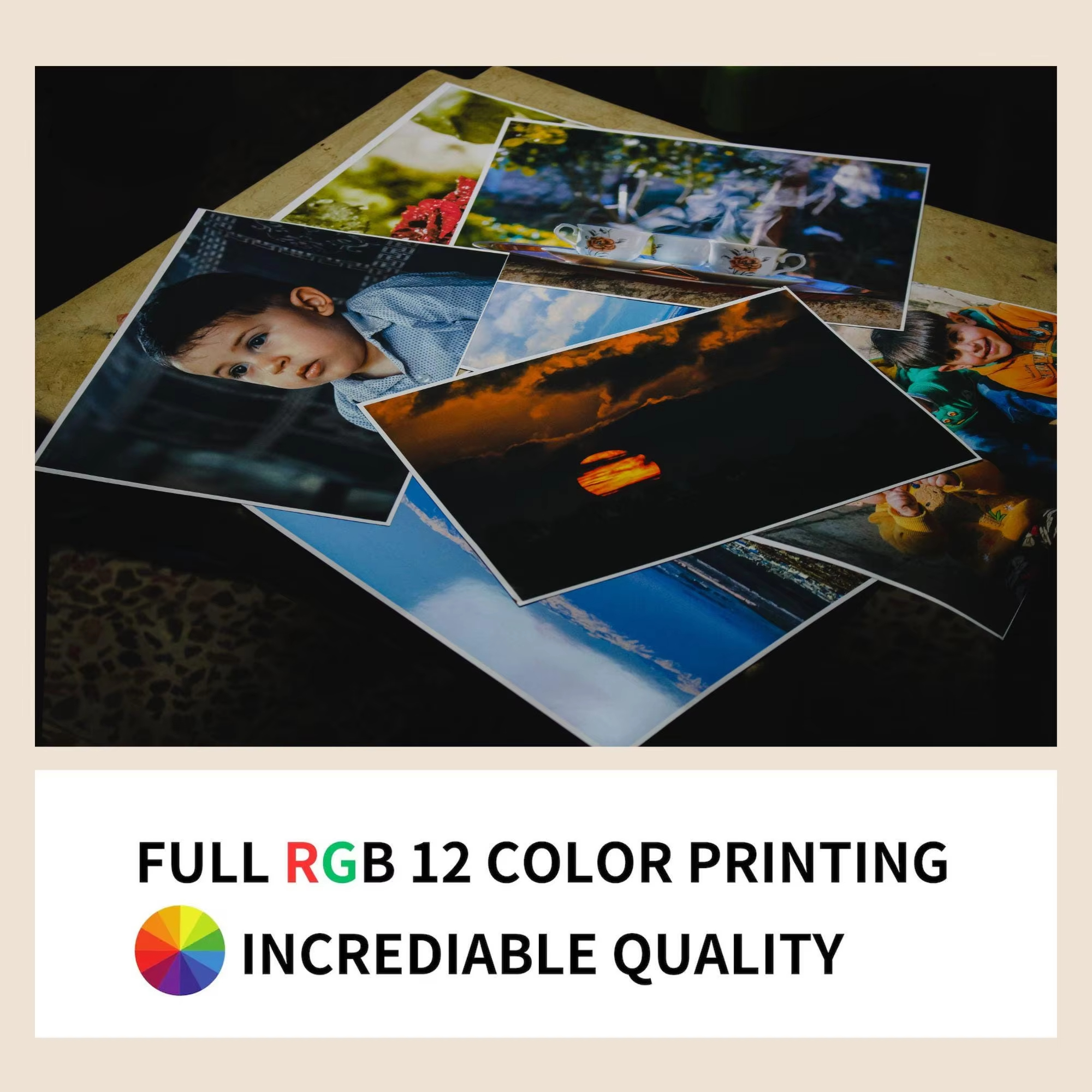 1pc Customized Portrait Landsc - Home Decor Foto のレビューと価格