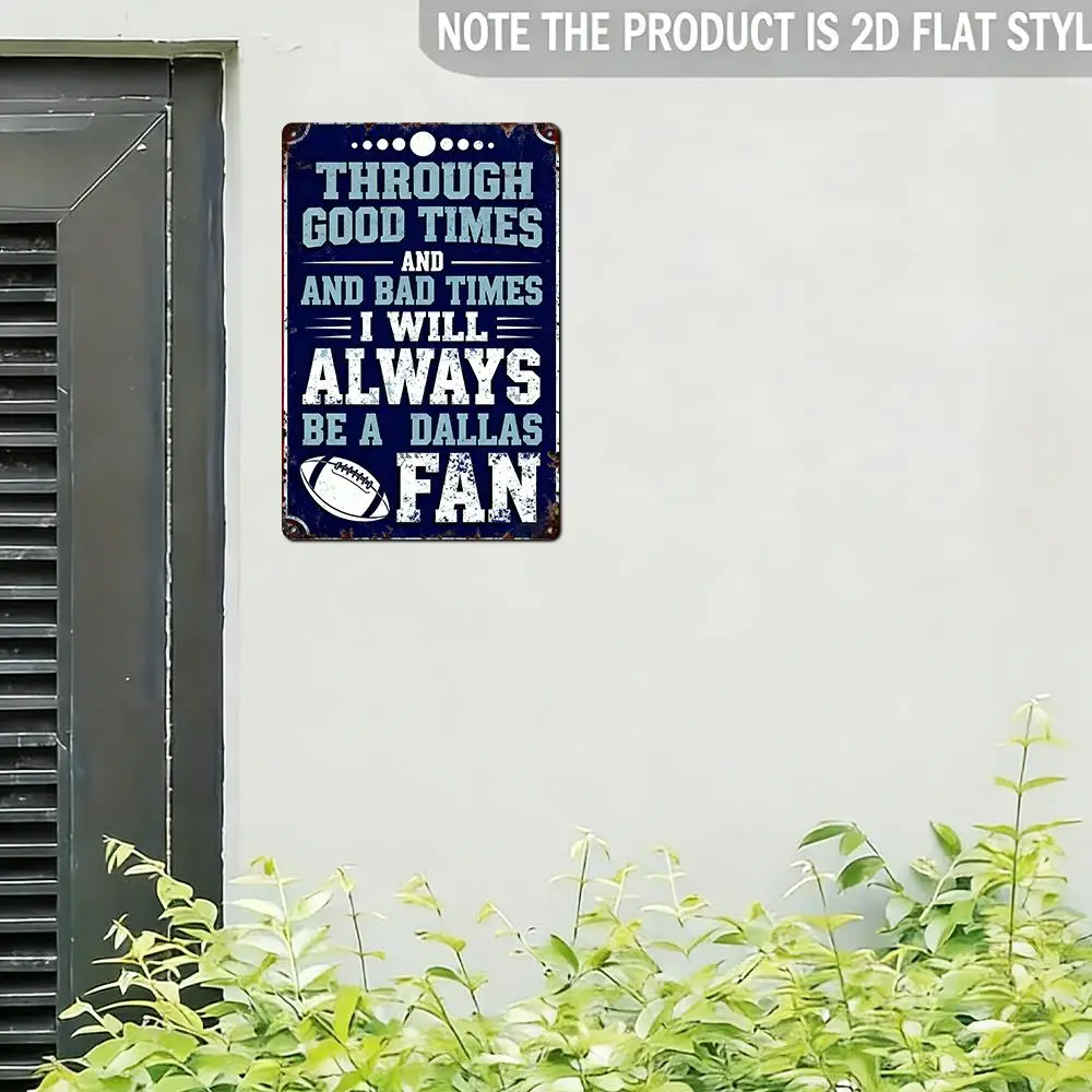2D Flat Metal Tin Sign Dallas  - Home Decor Dallas のレビューと価格