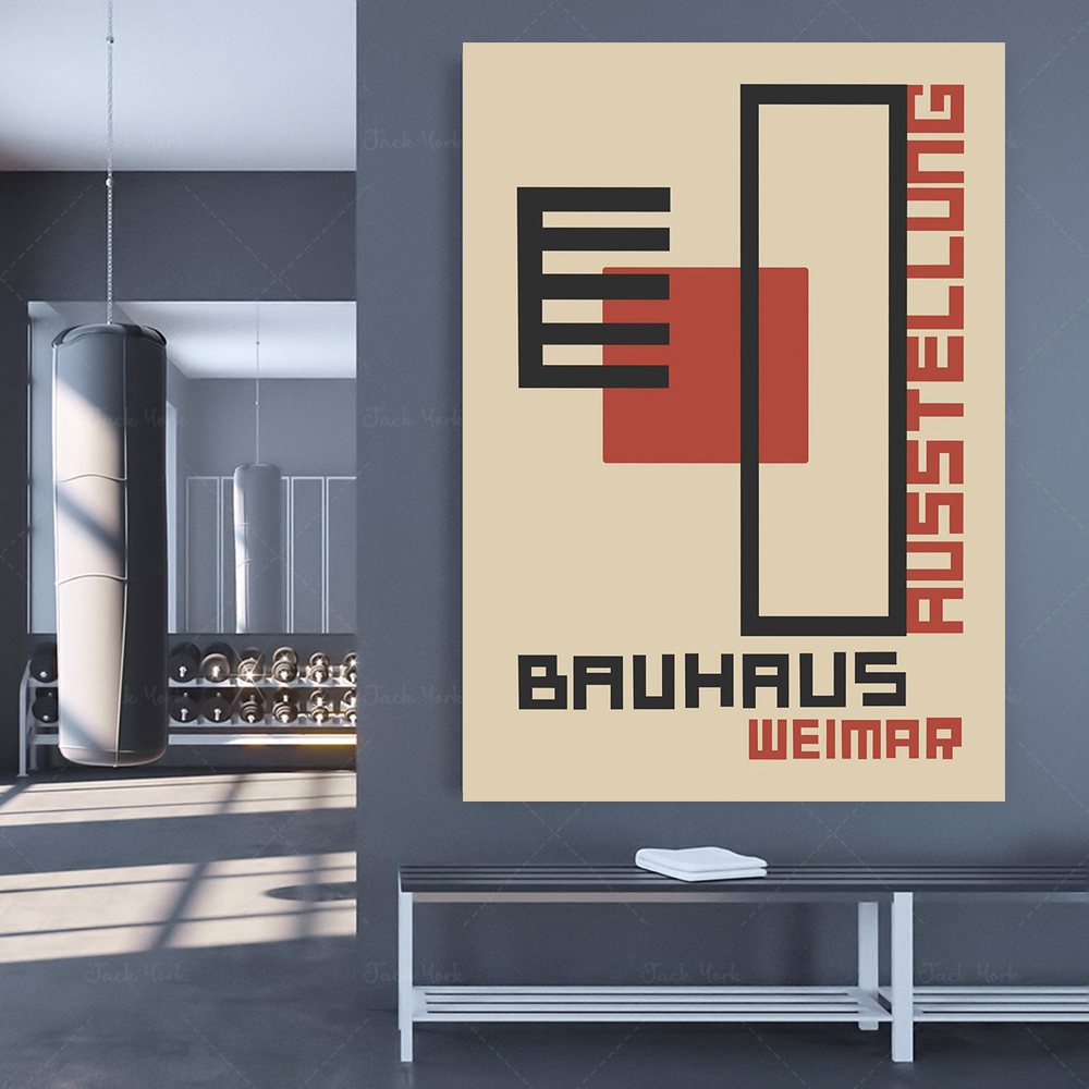 Bauhaus Ausstellung Canvas Pri - Home Decor Expo のレビューと価格