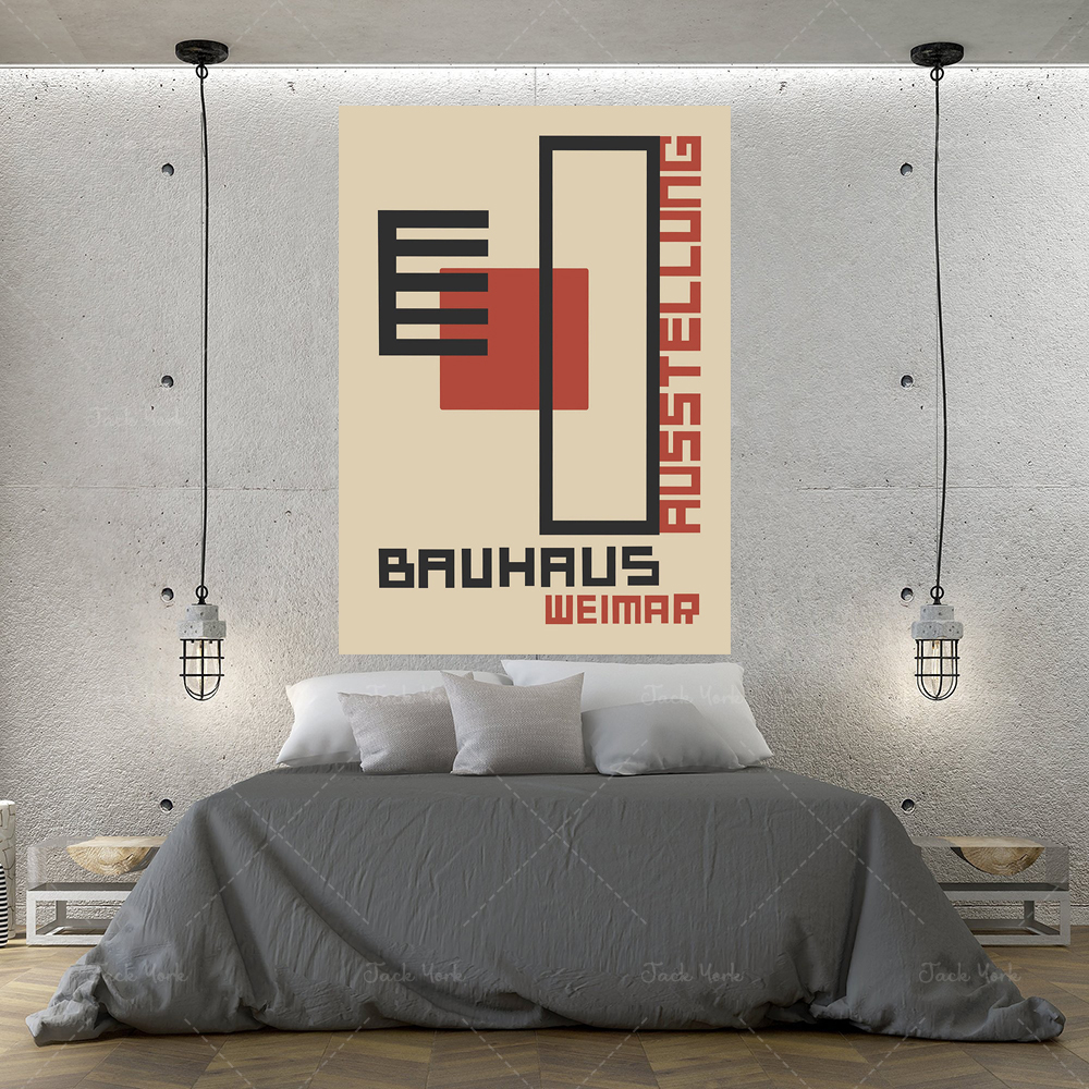 Bauhaus Ausstellung Canvas Pri - Home Decor Expo のレビューと価格