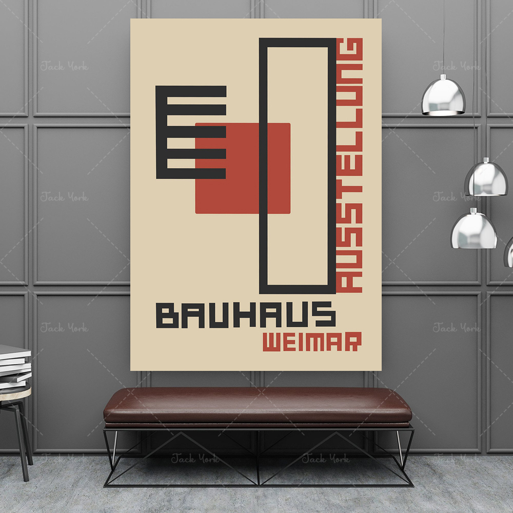 Bauhaus Ausstellung Canvas Pri - Home Decor Expo のレビューと価格