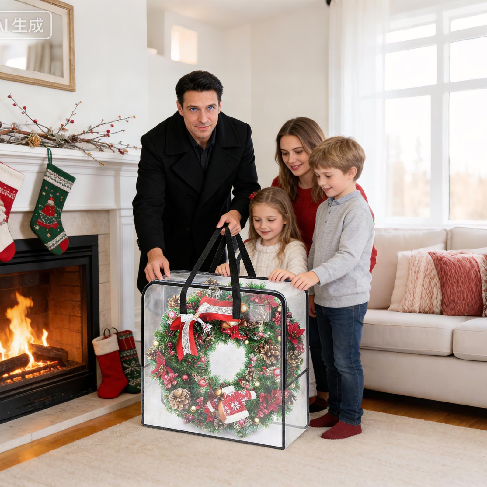 Wreath Storage 5 Pieces Zipper - Home Decor Garland のレビューと価格