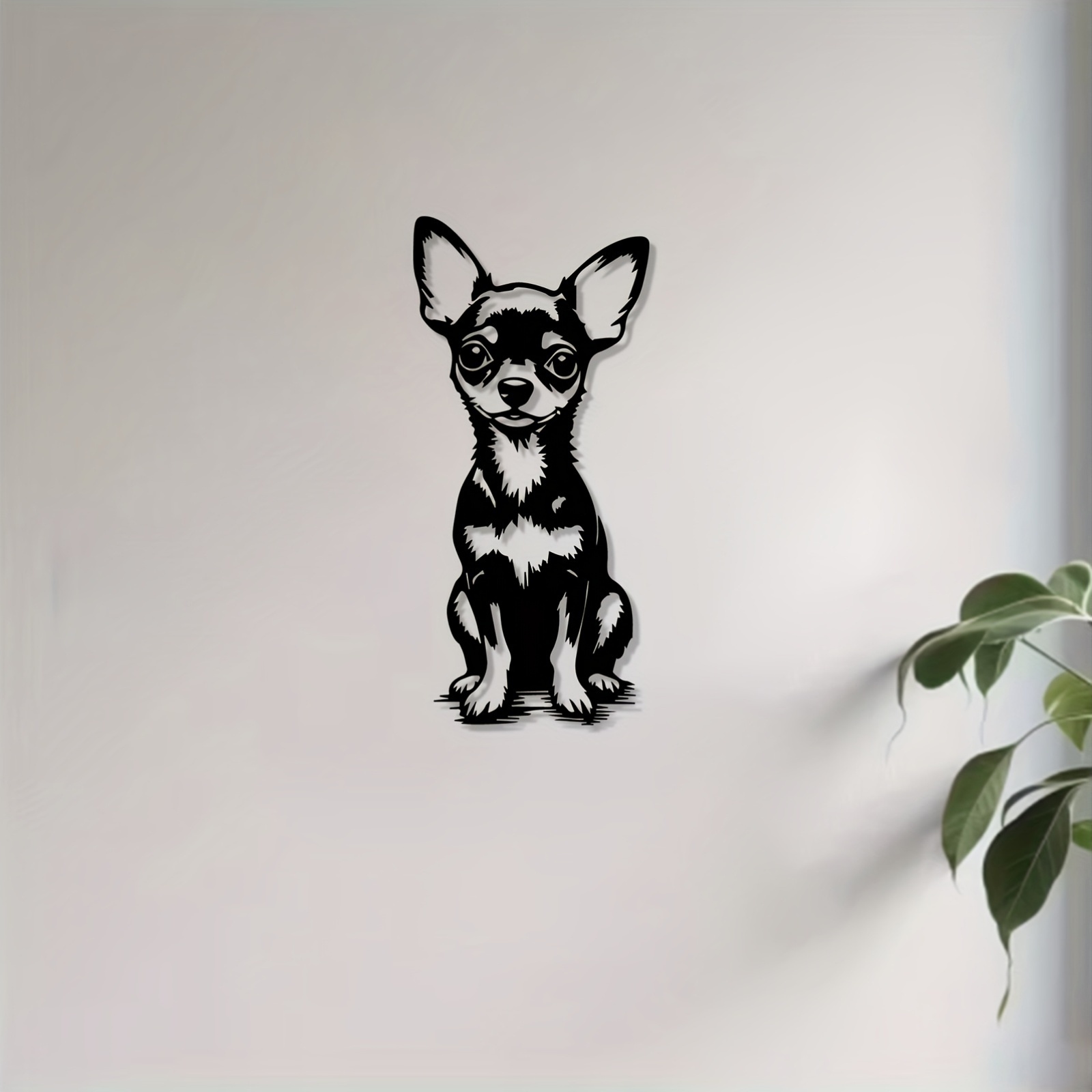 Mordern Metal Wall Art Cute Ch - Home Decor Quirky のレビューと価格