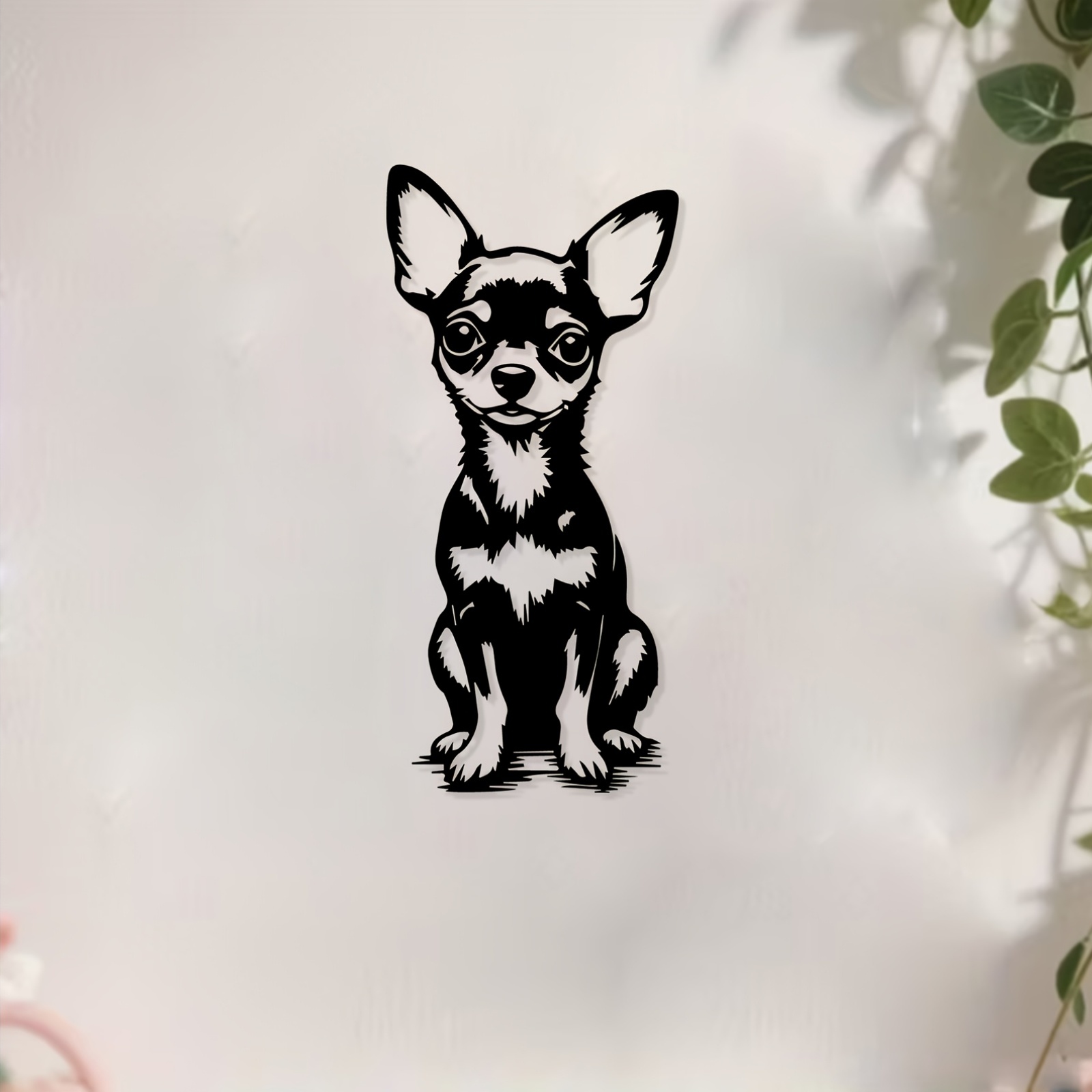 Mordern Metal Wall Art Cute Ch - Home Decor Quirky のレビューと価格