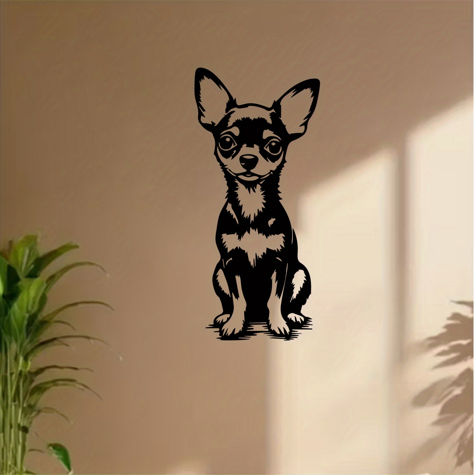 Mordern Metal Wall Art Cute Ch - Home Decor Quirky のレビューと価格