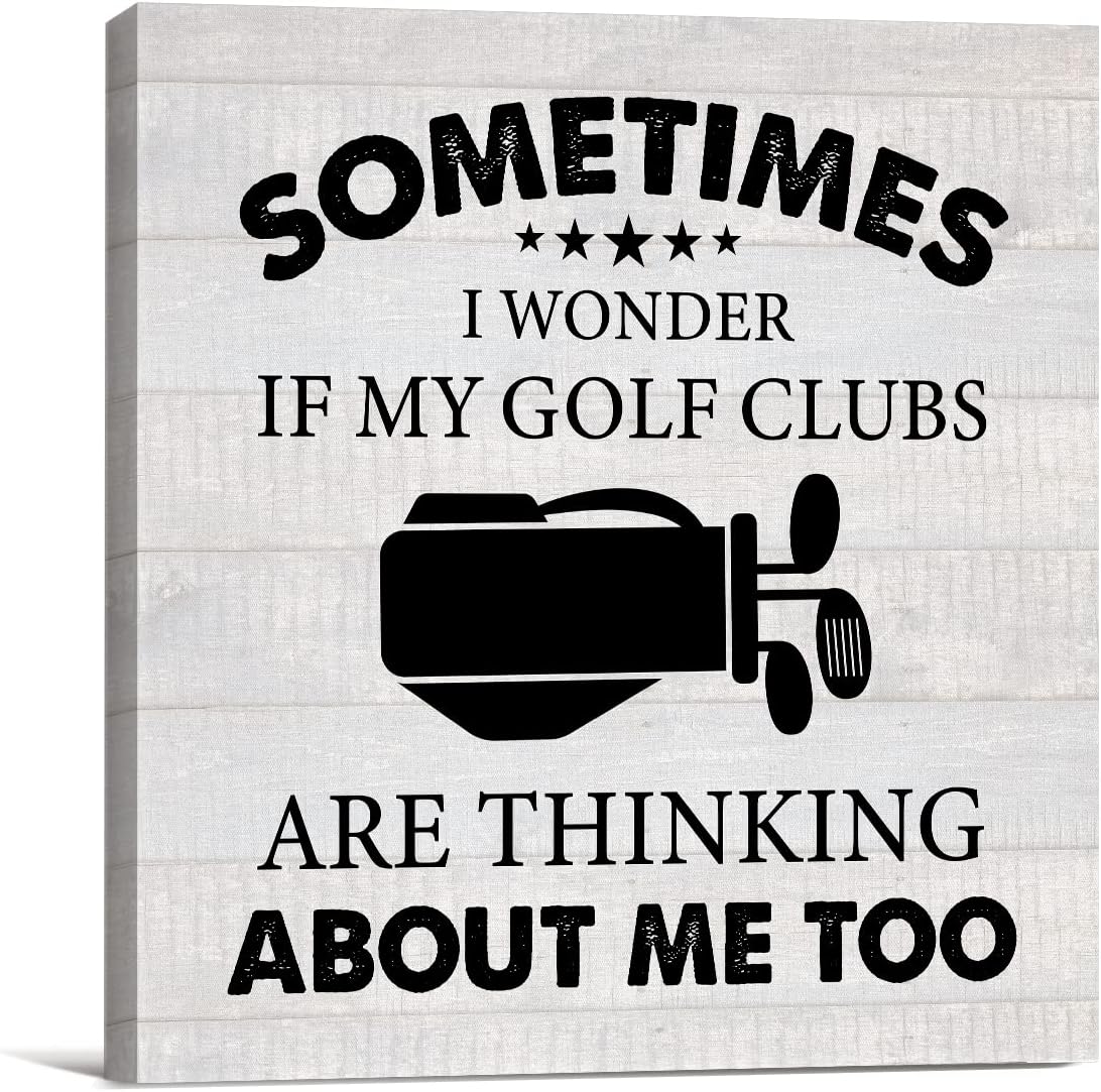Sometimes I Wonder If My Golf  - X Home Decor のレビューと価格