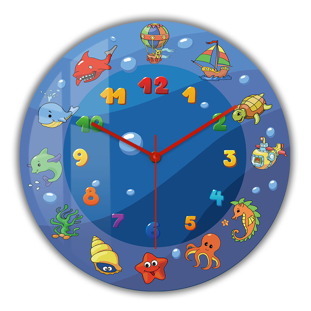 Cartoon Sea Animals Blue Wall  - Home Decor Under 300 のレビューと価格