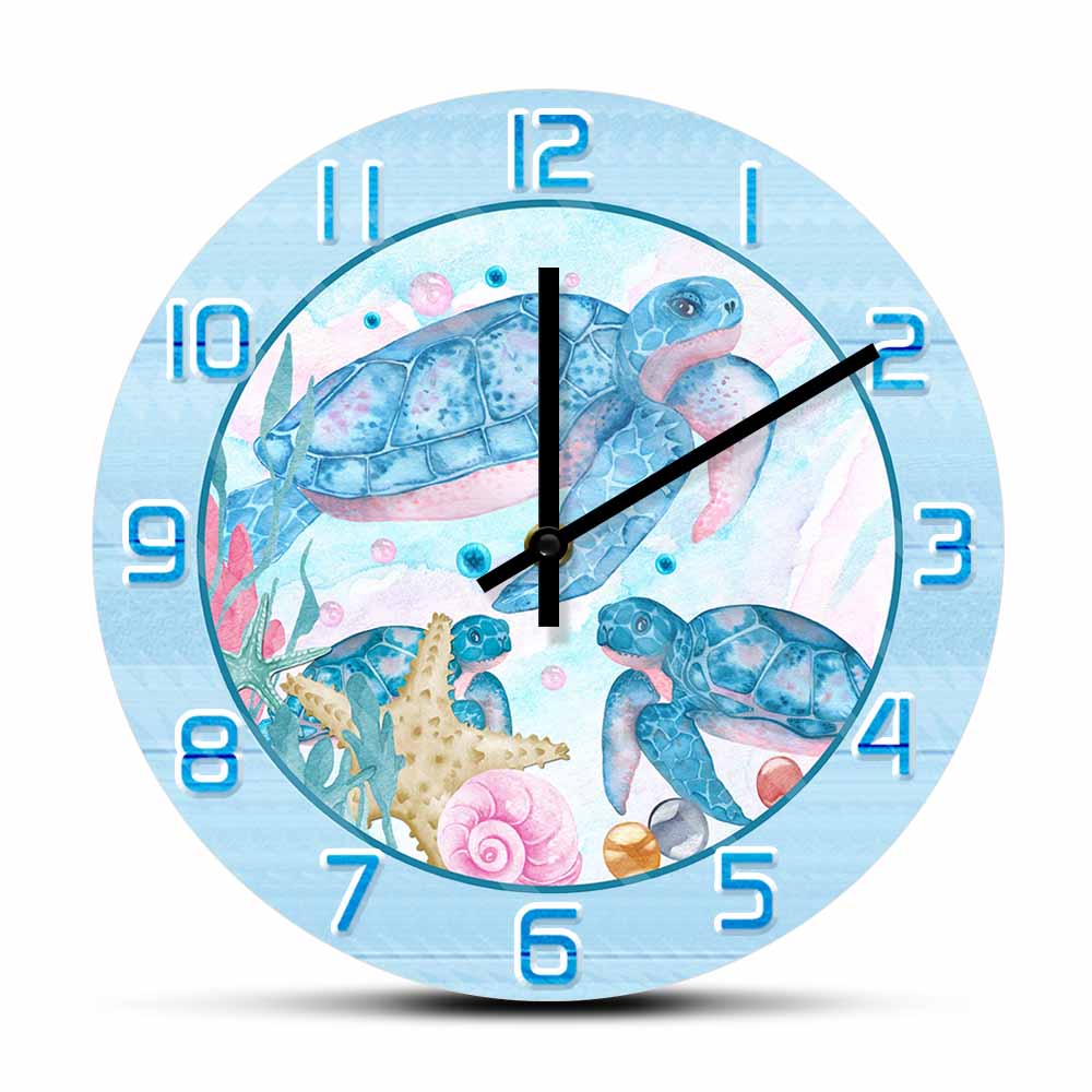 Watercolor Painting Sea Turtle - Home Decor Under 300 のレビューと価格
