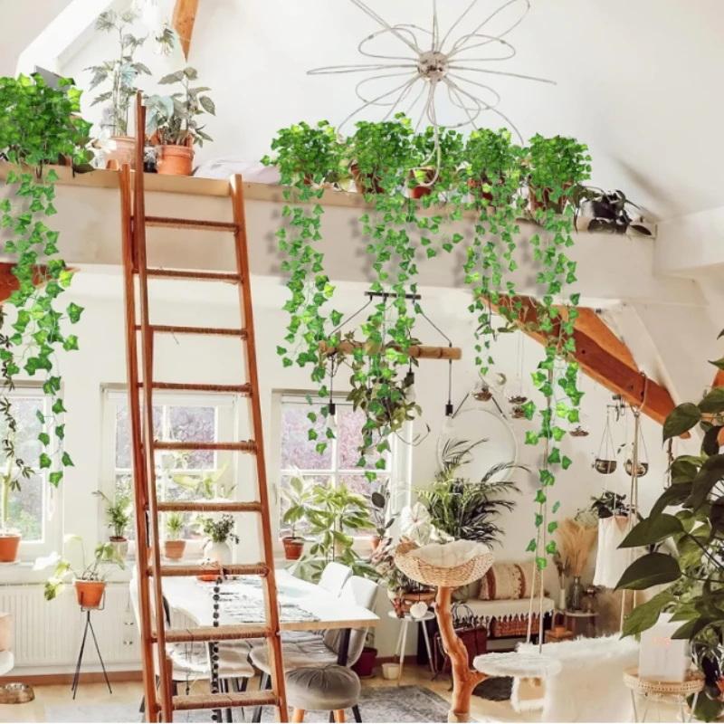 Artificial Hanging Ivy Vines 5 - Home Decor Garland のレビューと価格