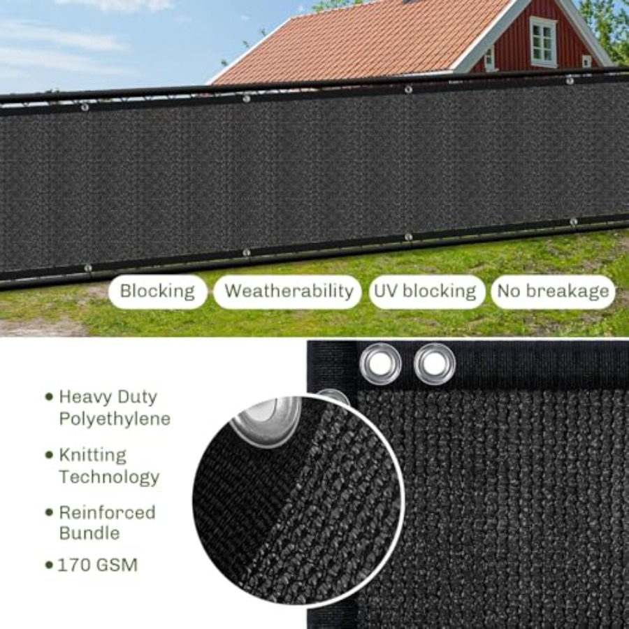 Privacy Screen Fence 4Feet x 5 - X Home Decor のレビューと価格