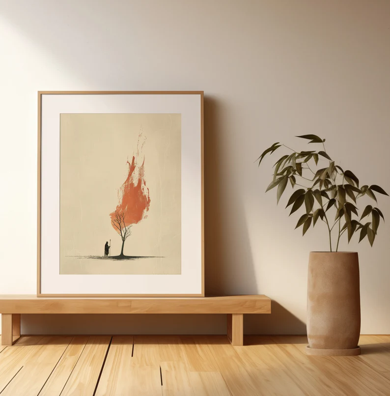 Watercolor Jesus leaves the 99 - Home Decor Jesus のレビューと価格