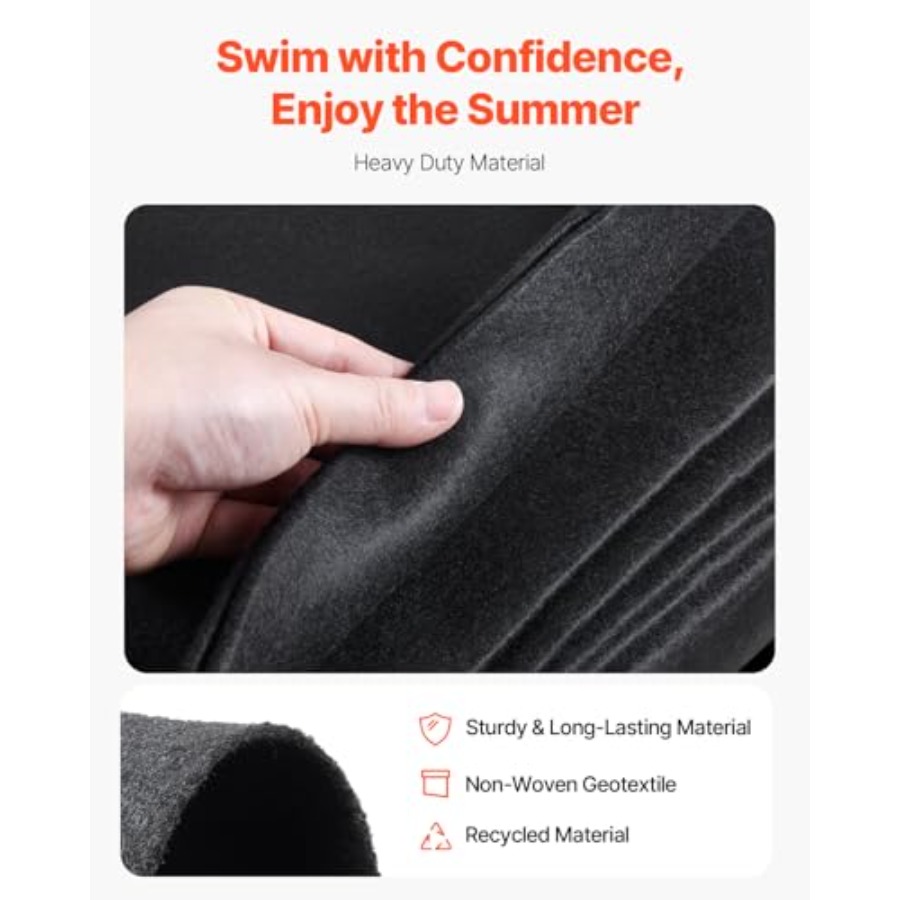 VEVOR 16' x 32' Pool Liner Pad - X Home Decor のレビューと価格