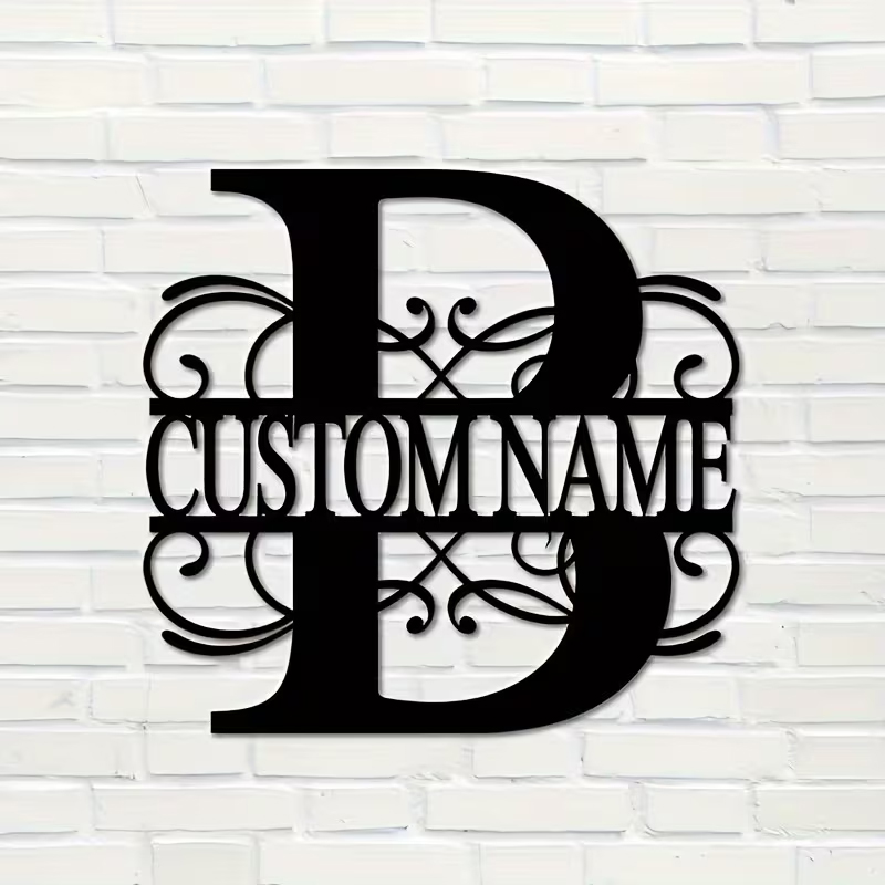 Classic Custom Monogram Metal  - Home Decor Wall Art のレビューと価格