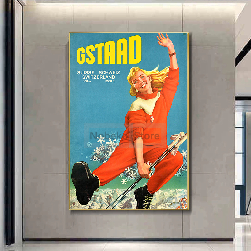 Switzerland Vintage Travel Pos - Home Decor Zurich のレビューと価格