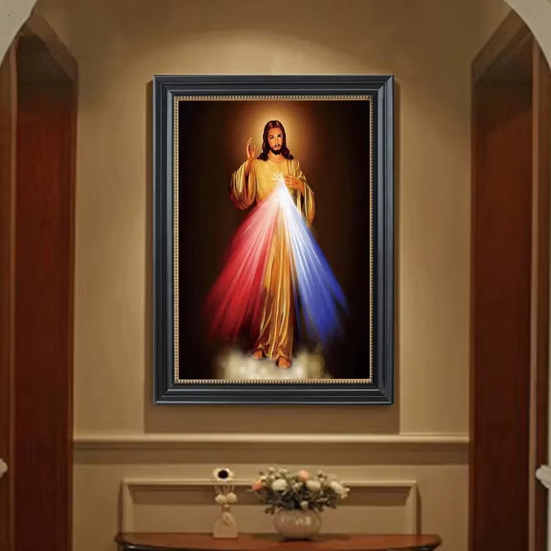 1pc frameless Canvas Painting  - Home Decor Jesus のレビューと価格