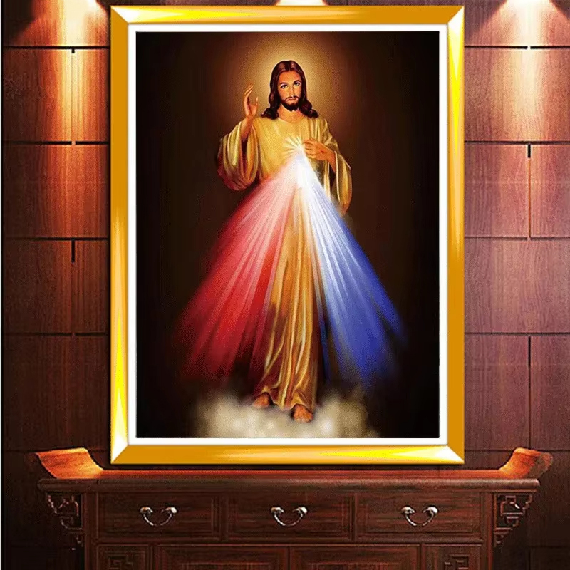 1pc frameless Canvas Painting  - Home Decor Jesus のレビューと価格
