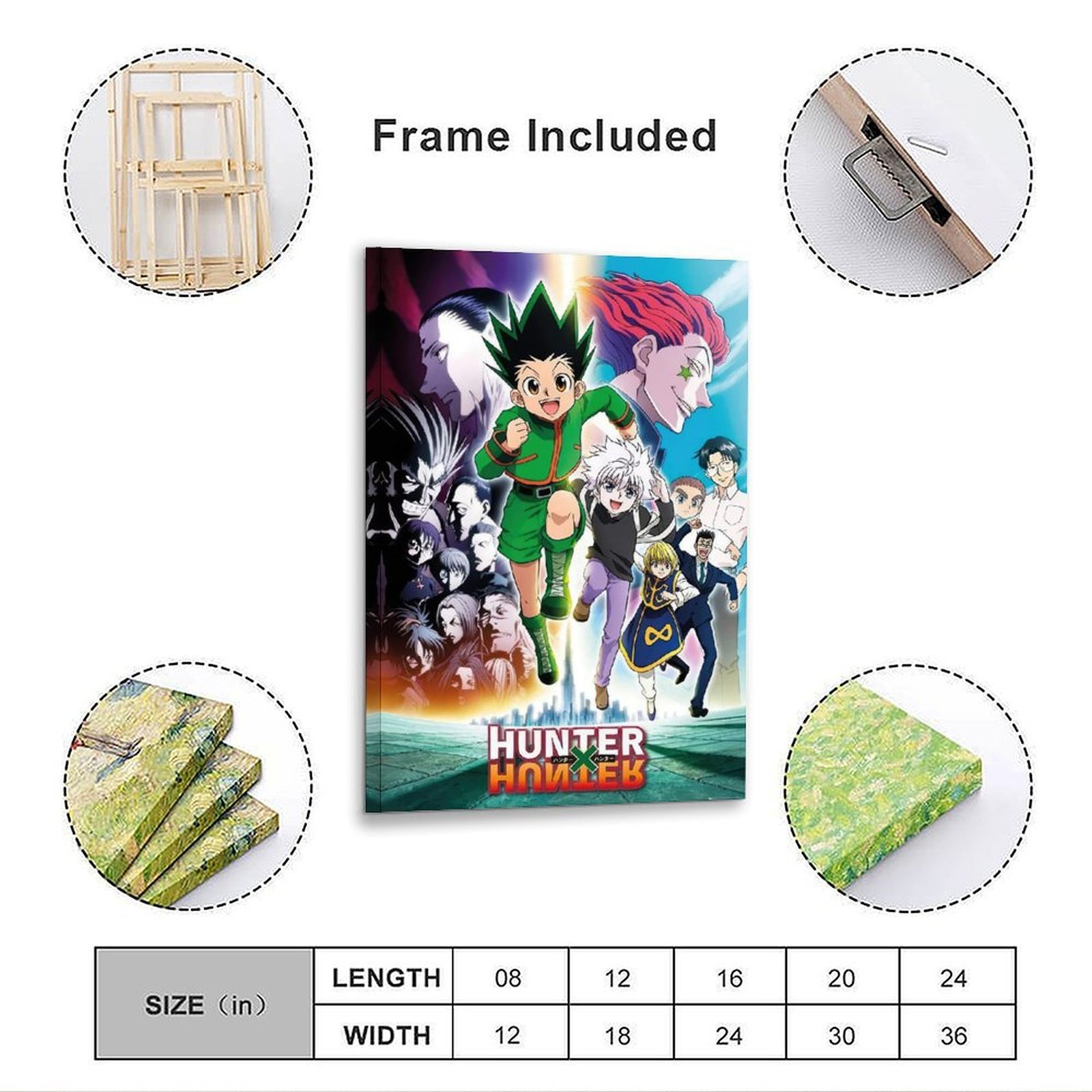 Hunter X Hunter Anime Poster H - X Home Decor のレビューと価格