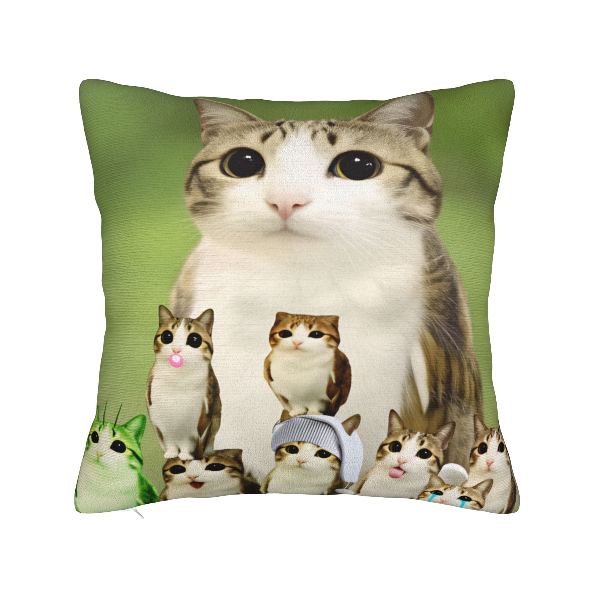Pillow Cover Funny Meowl Cat F - Home Decor Png のレビューと価格