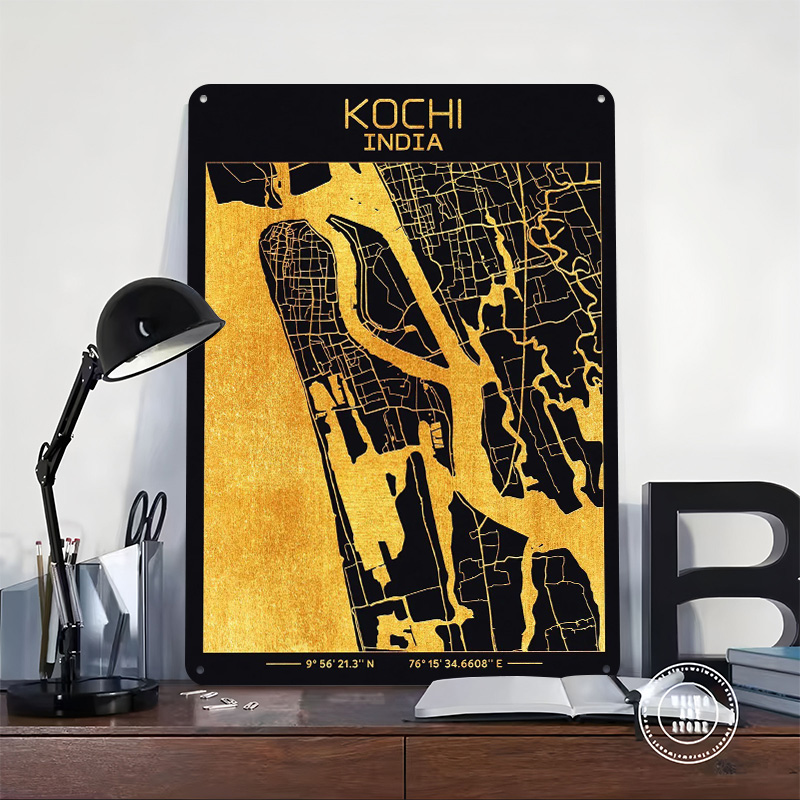 Kochi Kerala India Printed Pos - Home Decor Kochi のレビューと価格
