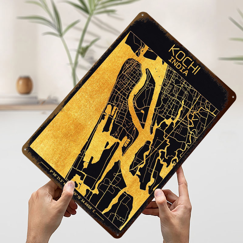Kochi Kerala India Printed Pos - Home Decor Kochi のレビューと価格